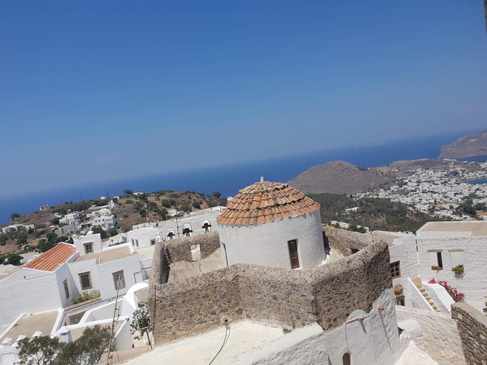 Rooftop view of Patmos